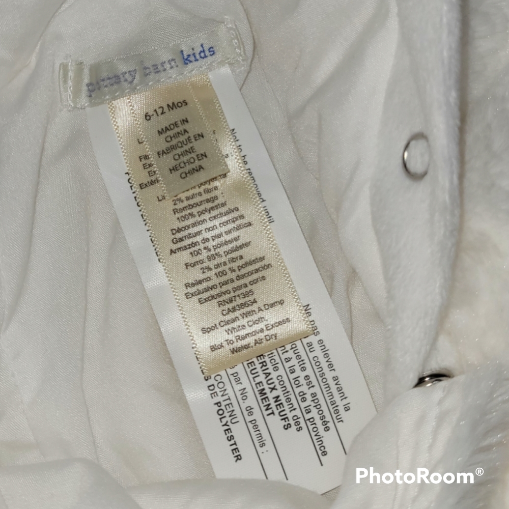 Pottery Barn Kids Unicorn 6-12M Snowsuit Costume - Picture 5 of 7